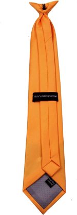 Mens Solid Color Clip On Easy to Remove Clip Necktie Ties - Image 6